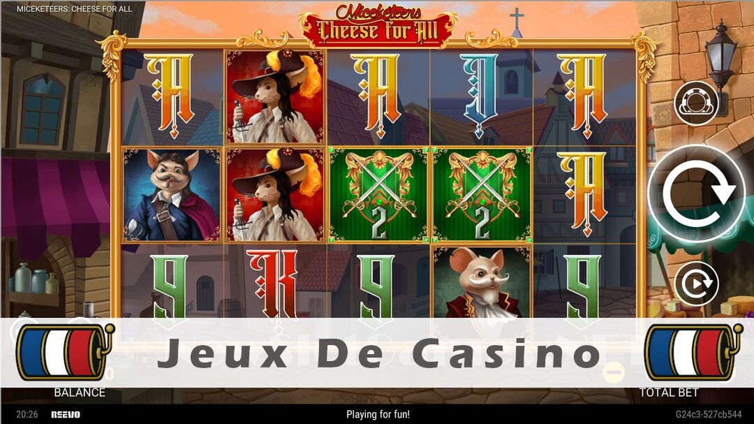 Démo de la machine à sous Miceketeers Cheese For All Slot
