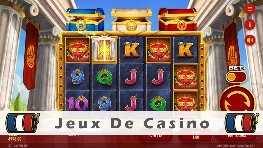 Démo de la machine à sous Midas Golden Touch Thunder Pots Slot