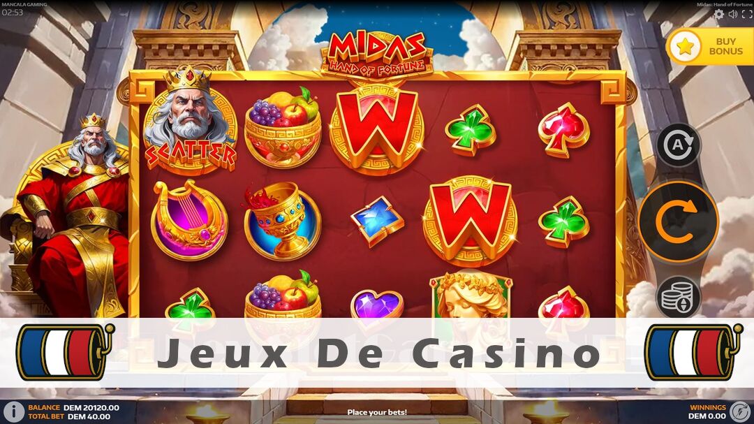 Démo de la machine à sous Midas Hand of Fortune Slot