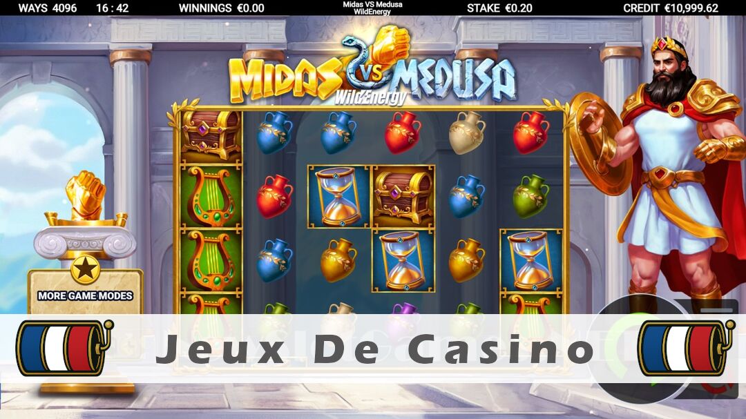 Démo de la machine à sous Midas VS Medusa WildEnergy Slot