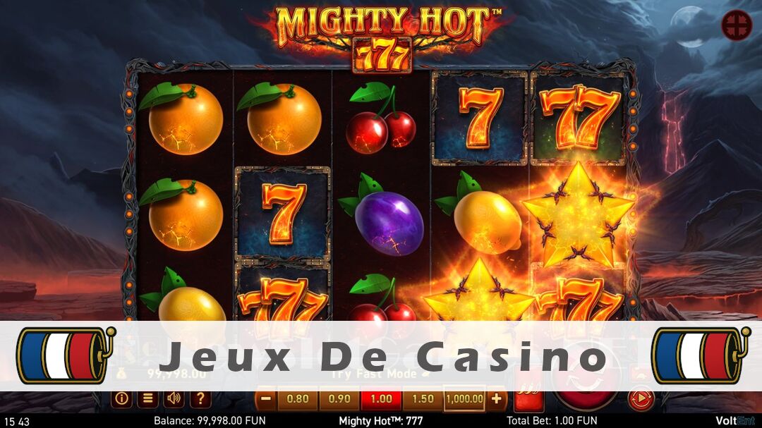 Démo de la machine à sous Mighty Hot 777 Slot