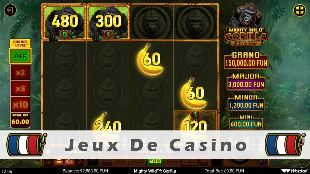 Démo de la machine à sous Mighty Wild Gorilla Slot