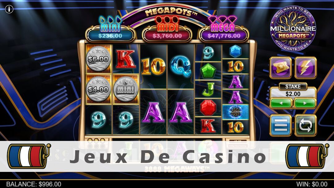 Démo de la machine à sous Millionaire Megapots Slot