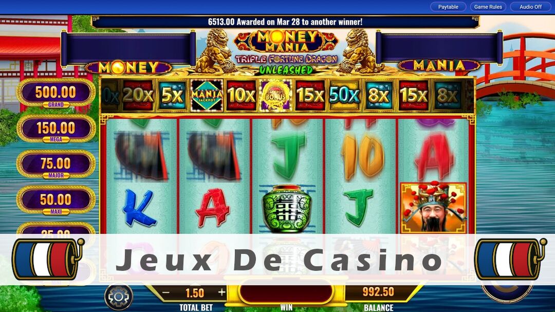 Démo de la machine à sous Money Mania Triple Fortune Dragon Unleashed Slot