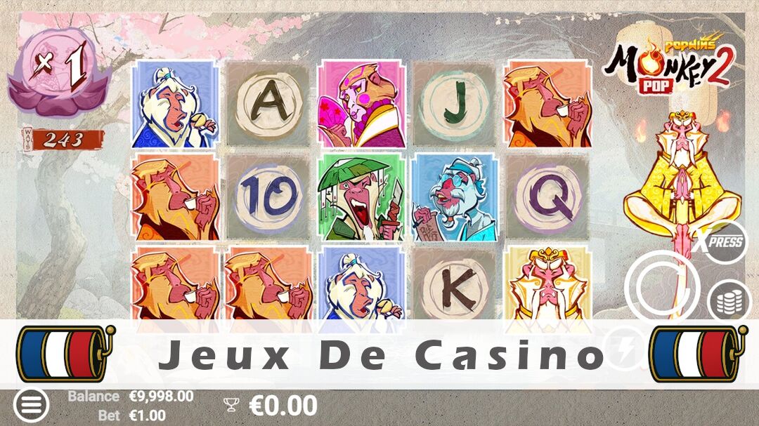 Démo de la machine à sous MonkeyPop 2 Slot