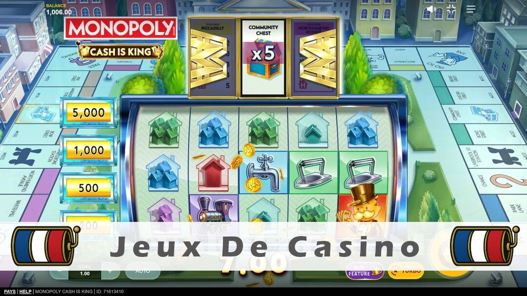 Démo de la machine à sous Monopoly Cash is King Slot