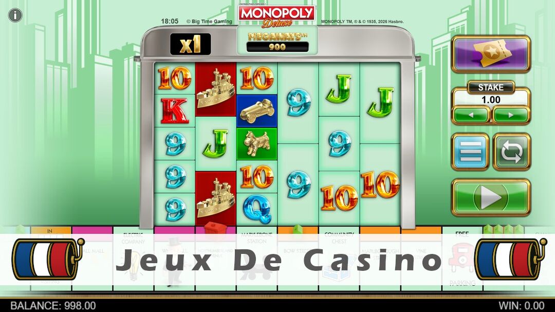 Démo de la machine à sous Monopoly Deluxe Slot