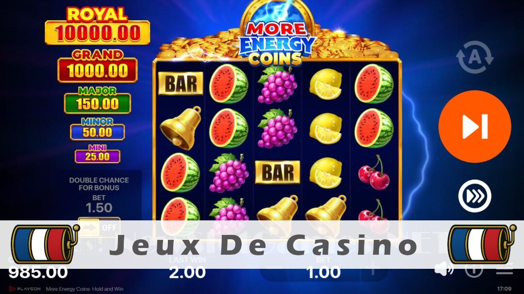 Démo de la machine à sous More Energy Coins Hold and Win Slot