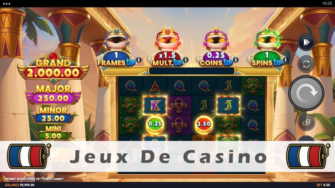 Démo de la machine à sous Mummy Mania Perks Up Power Combo Slot