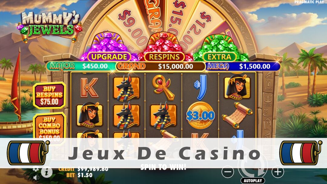 Démo de la machine à sous Mummys Jewels Slot