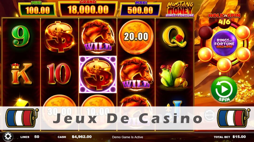 Démo de la machine à sous Mustang Money Rings of Fortune Slot