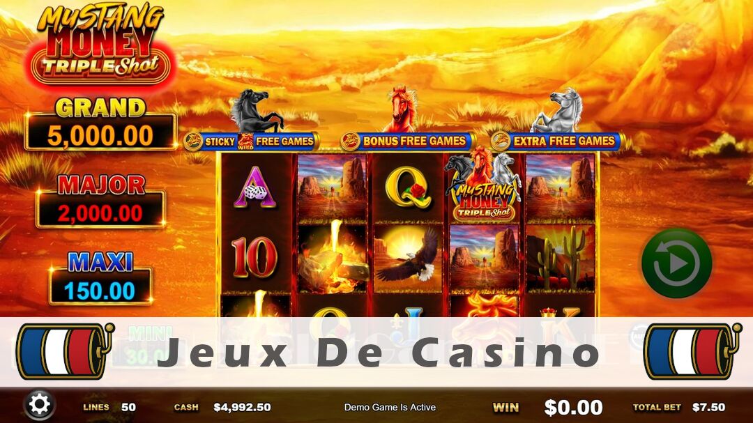 Démo de la machine à sous Mustang Money Triple Shot Slot