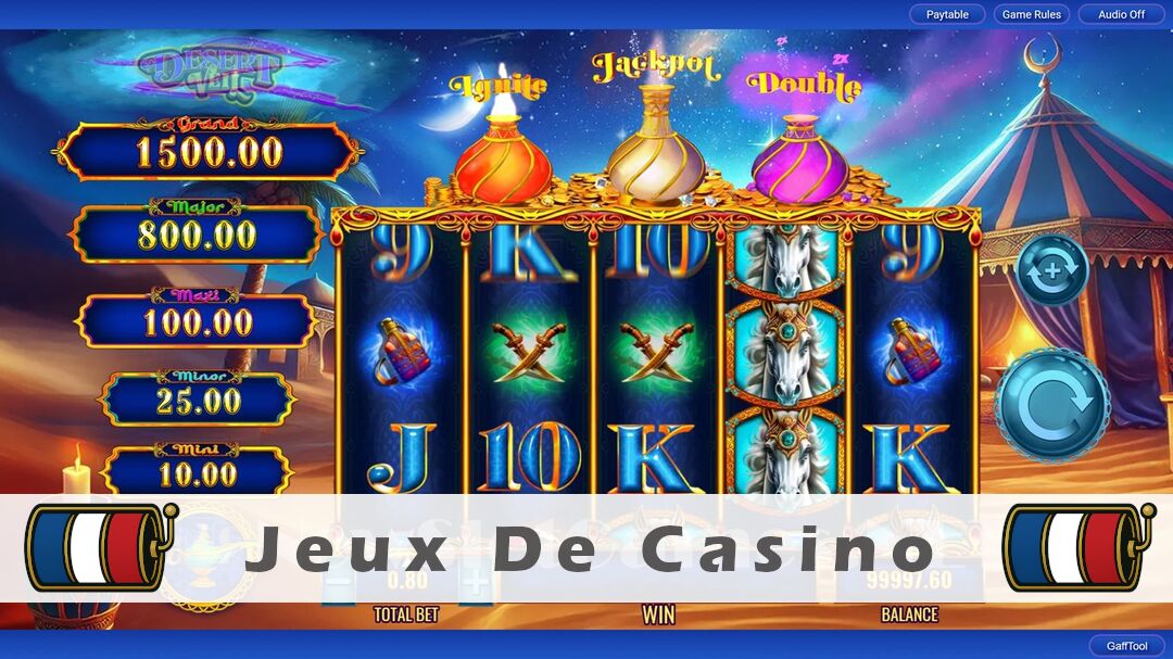 Démo de la machine à sous Mystery of the Lamp Desert Veil Slot