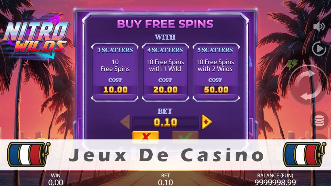 Démo de la machine à sous Nitro Wilds Slot