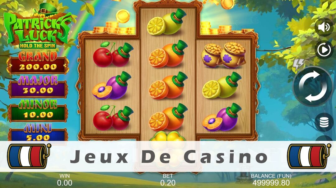 Démo de la machine à sous Patricks Luck Hold The Spin Slot