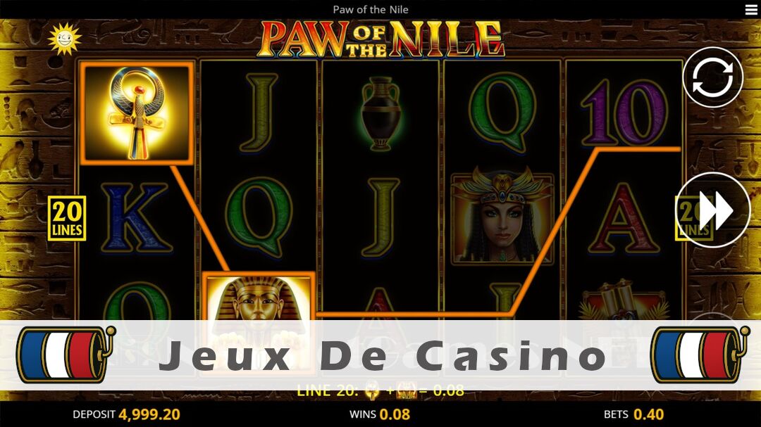 Démo de la machine à sous Paw of the Nile Slot