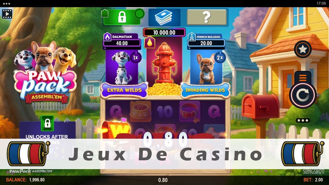 Démo de la machine à sous Paw Pack Assemblem Slot