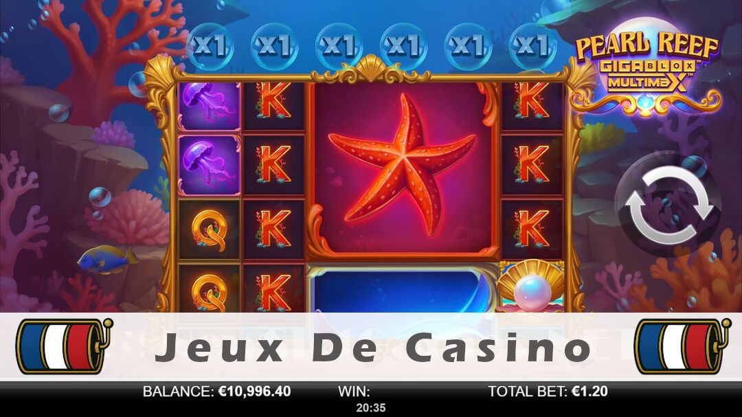Démo de la machine à sous Pearl Reef GigaBlox MultiMax Slot