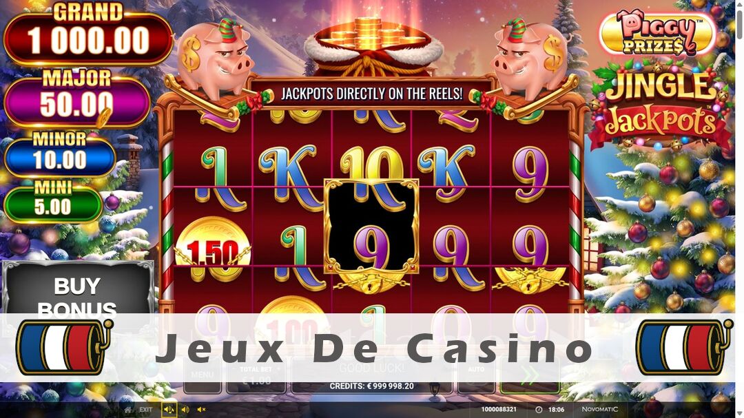 Démo de la machine à sous Piggy Prizes Jingle Jackpots Slot