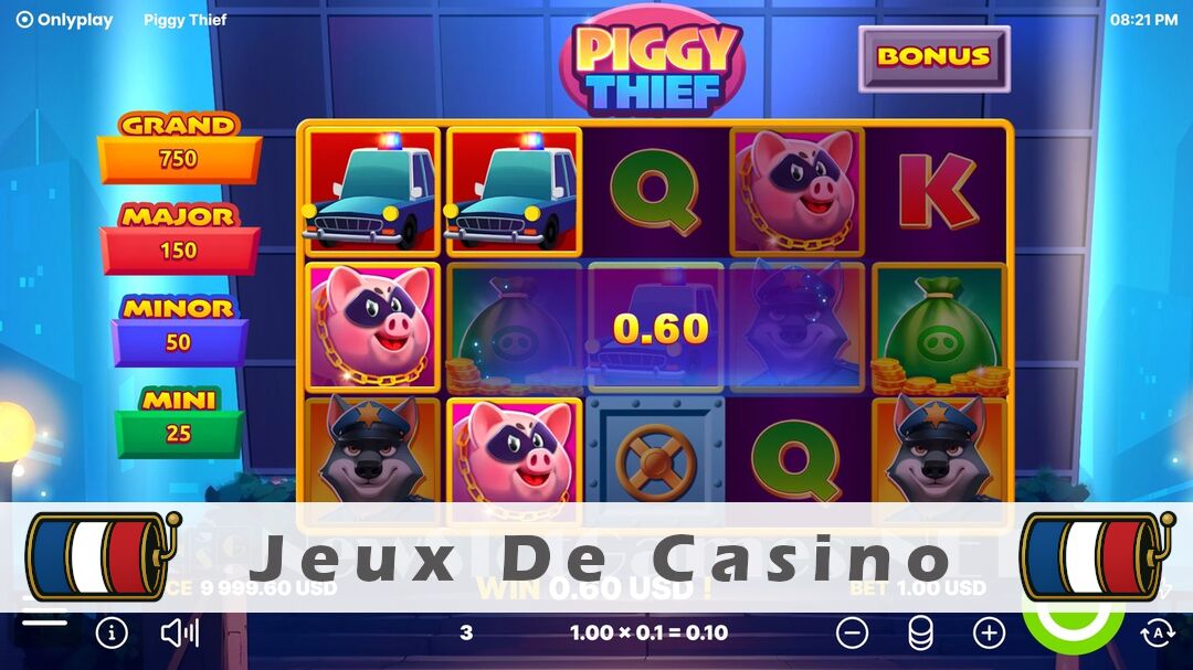 Démo de la machine à sous Piggy Thief Slot