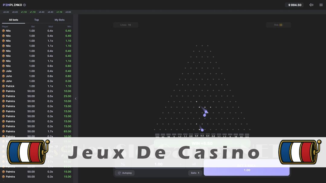 Démo de la machine à sous Pin Plinko Slot