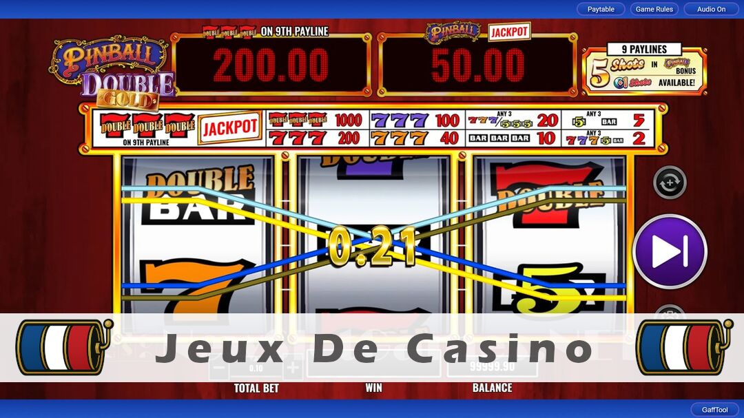 Démo de la machine à sous Pinball Double Gold Slot