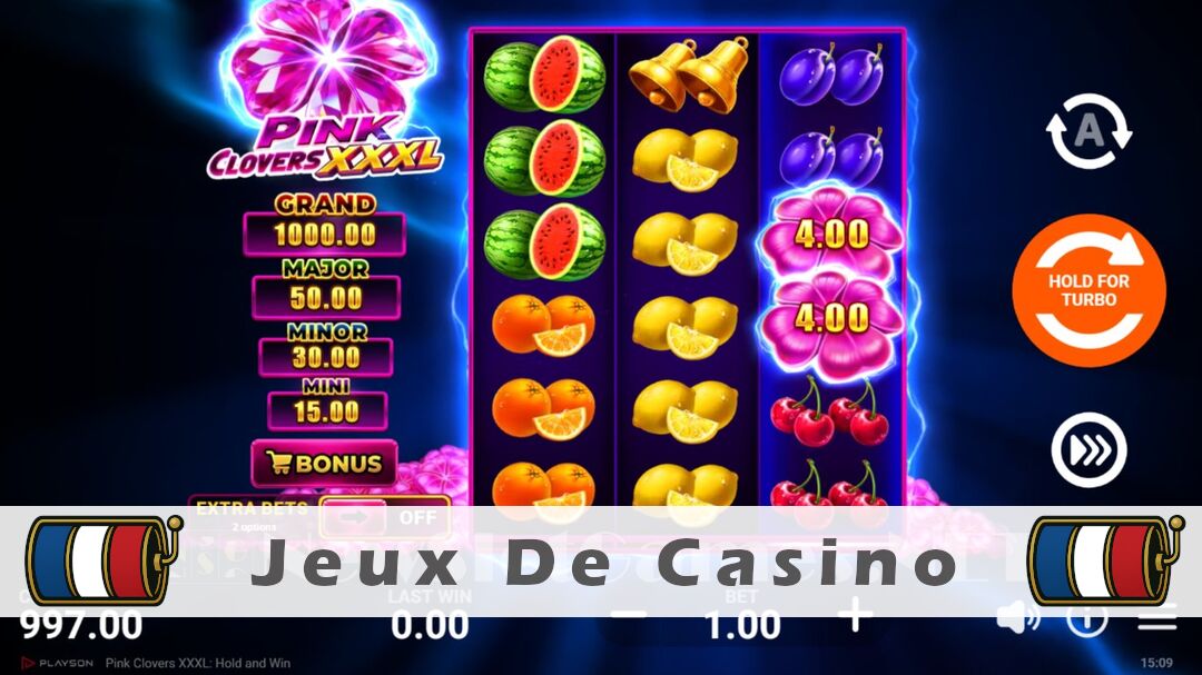 Démo de la machine à sous Pink Clovers XXXL Hold and Win Slot