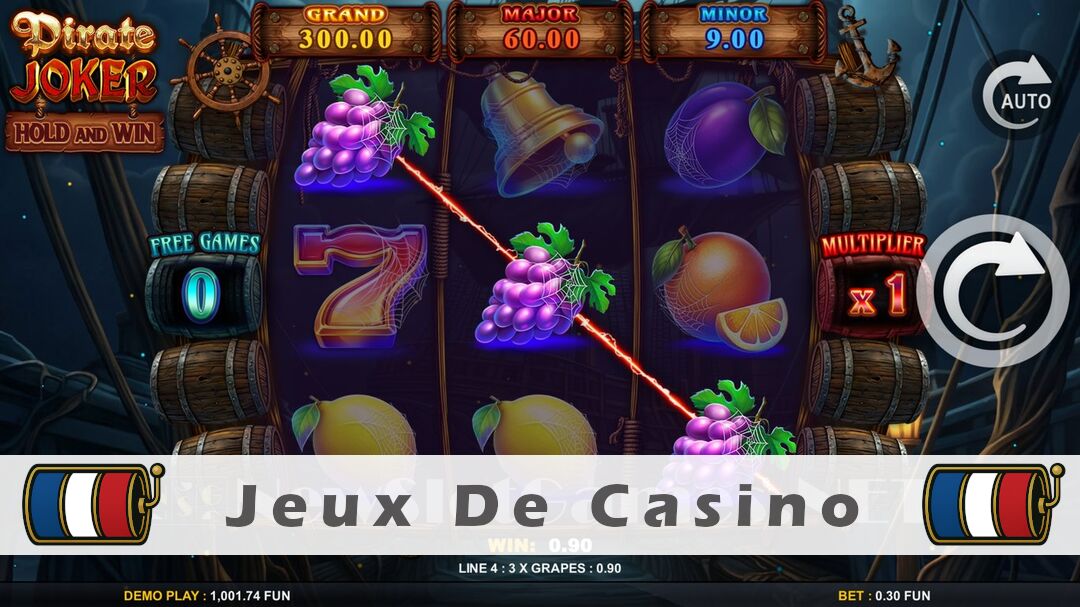 Démo de la machine à sous Pirate Joker Hold And Win Slot