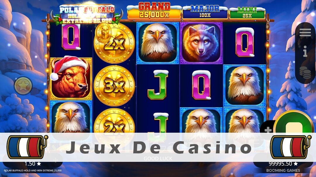 Démo de la machine à sous Polar Buffalo Hold and Win Extreme 25000 Slot