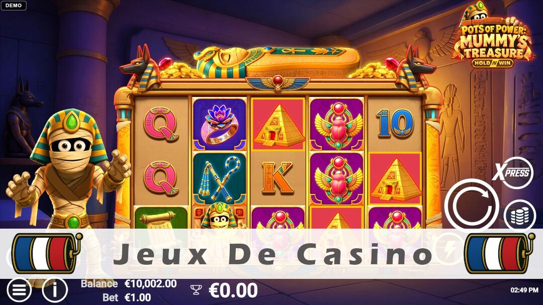 Démo de la machine à sous Pots of Power Mummys Treasure Slot