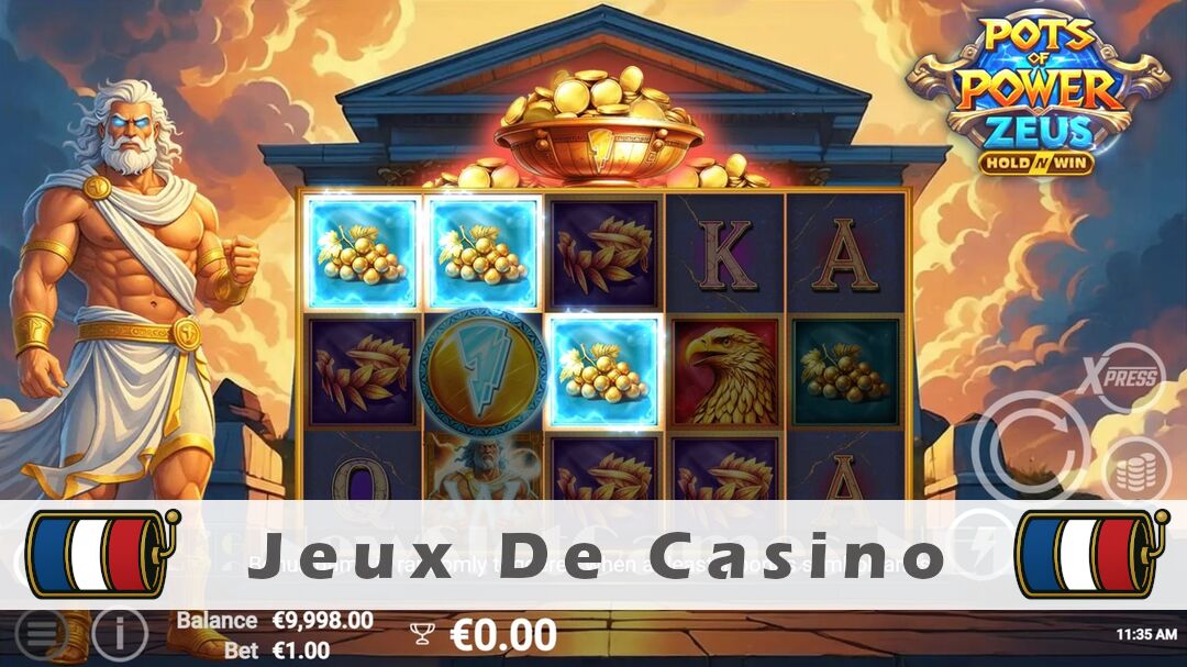 Démo de la machine à sous Pots of Power Zeus Slot