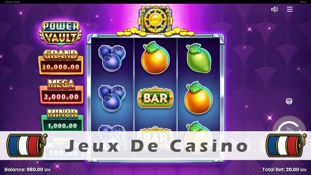 Démo de la machine à sous Power Vault Slot