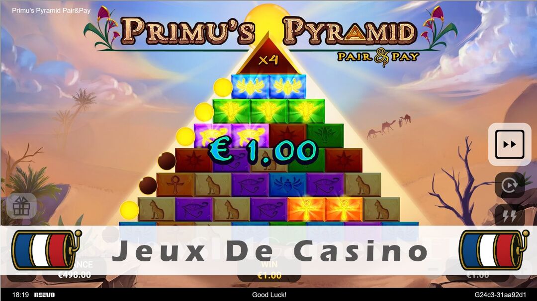 Démo de la machine à sous Primus Pyramid Pair & Pay Slot