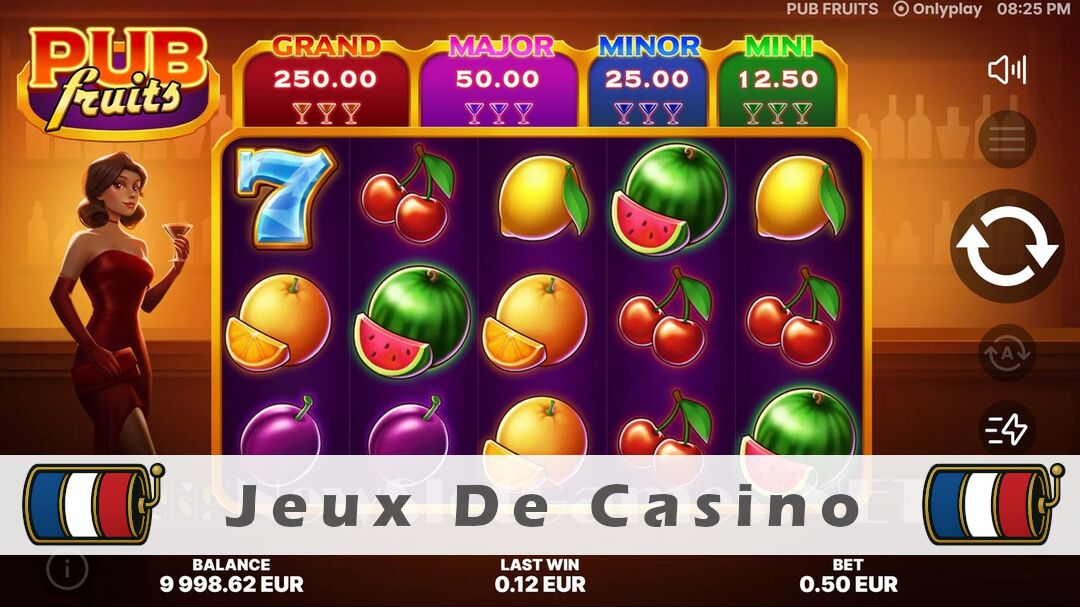 Démo de la machine à sous Pub Fruits Slot