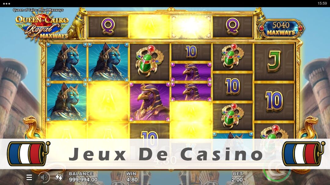Démo de la machine à sous Queen of Cairo Royal Maxways Slot