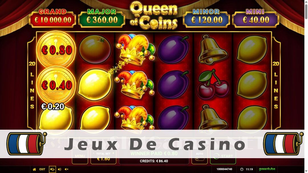 Démo de la machine à sous Queen of Coins Slot