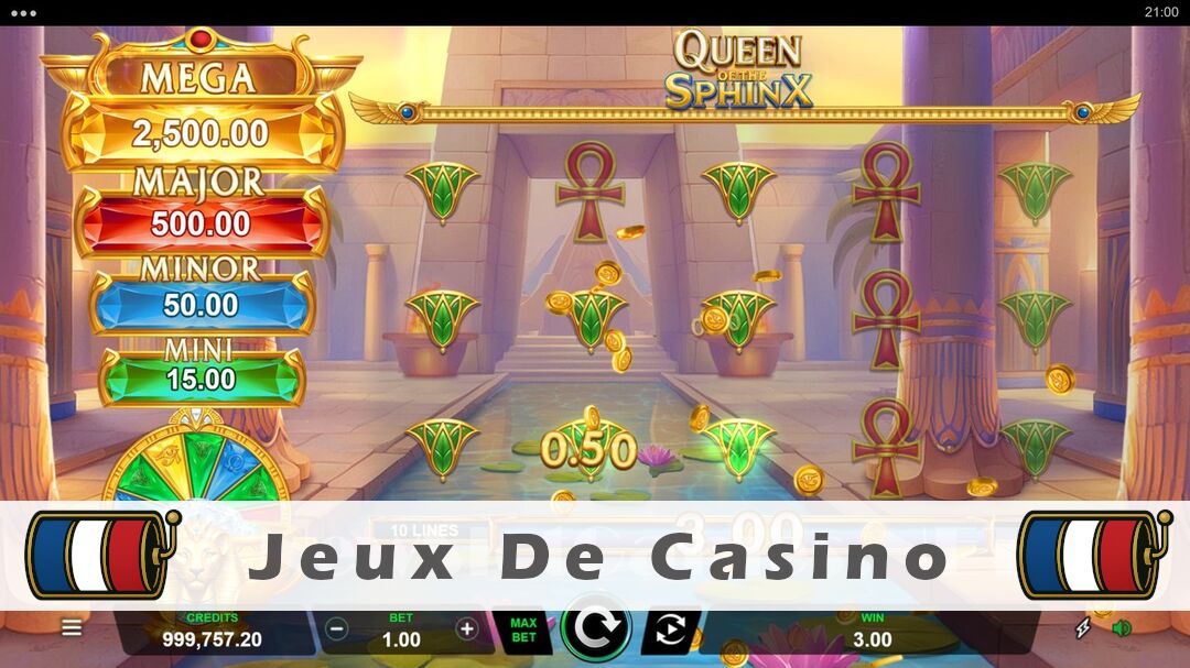 Démo de la machine à sous Queen of the Sphinx Slot
