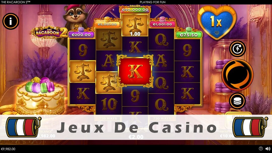 Démo de la machine à sous The Racaroon 2 Slot