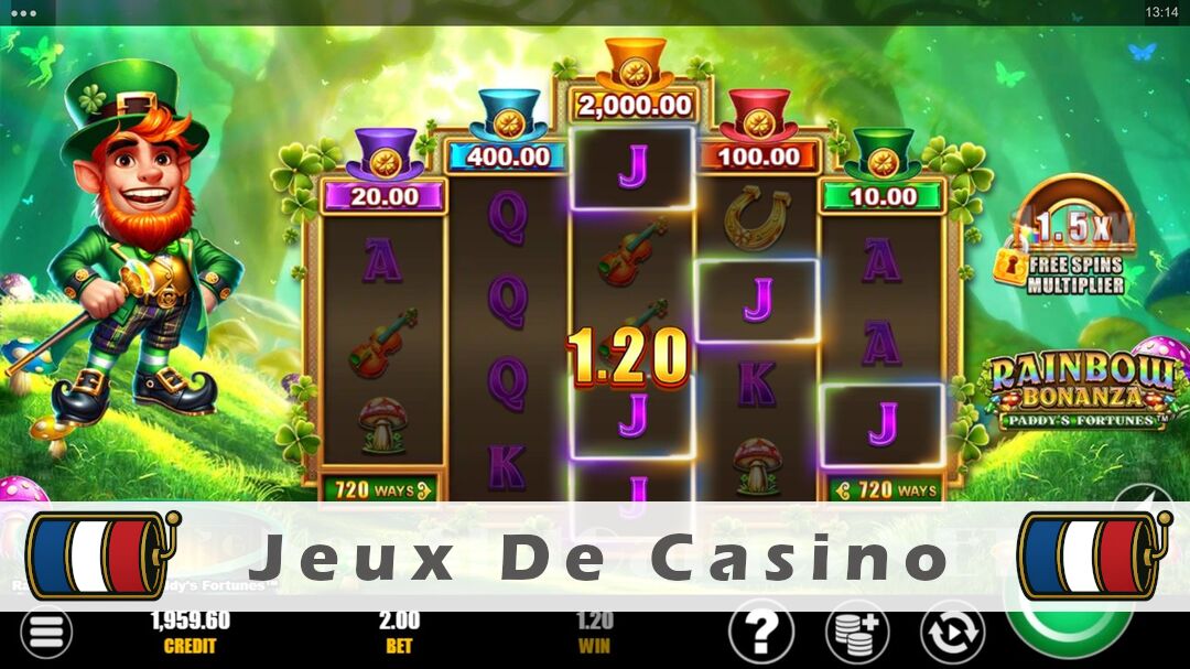 Démo de la machine à sous Rainbow Bonanza Paddys Fortunes Slot