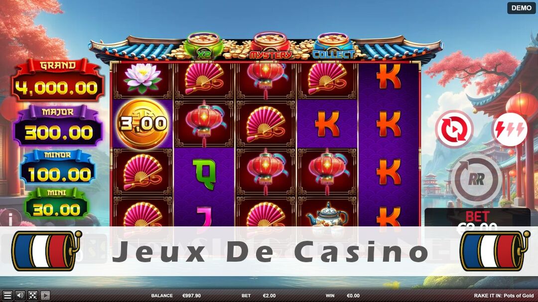 Démo de la machine à sous Rake It In Pots of Gold Slot