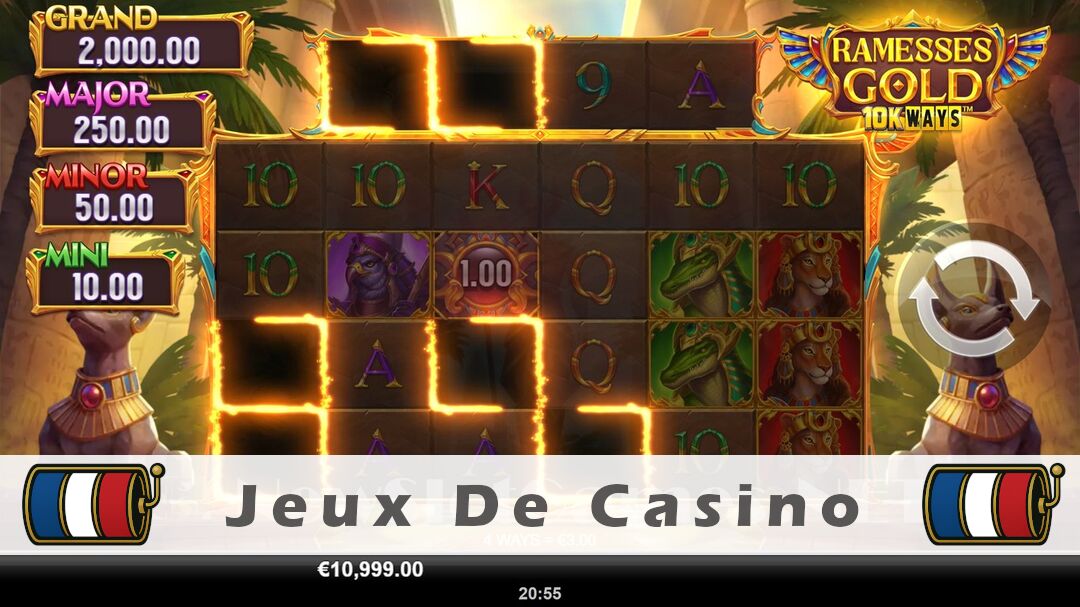 Démo de la machine à sous Ramesses Gold 10K WAYS Slot