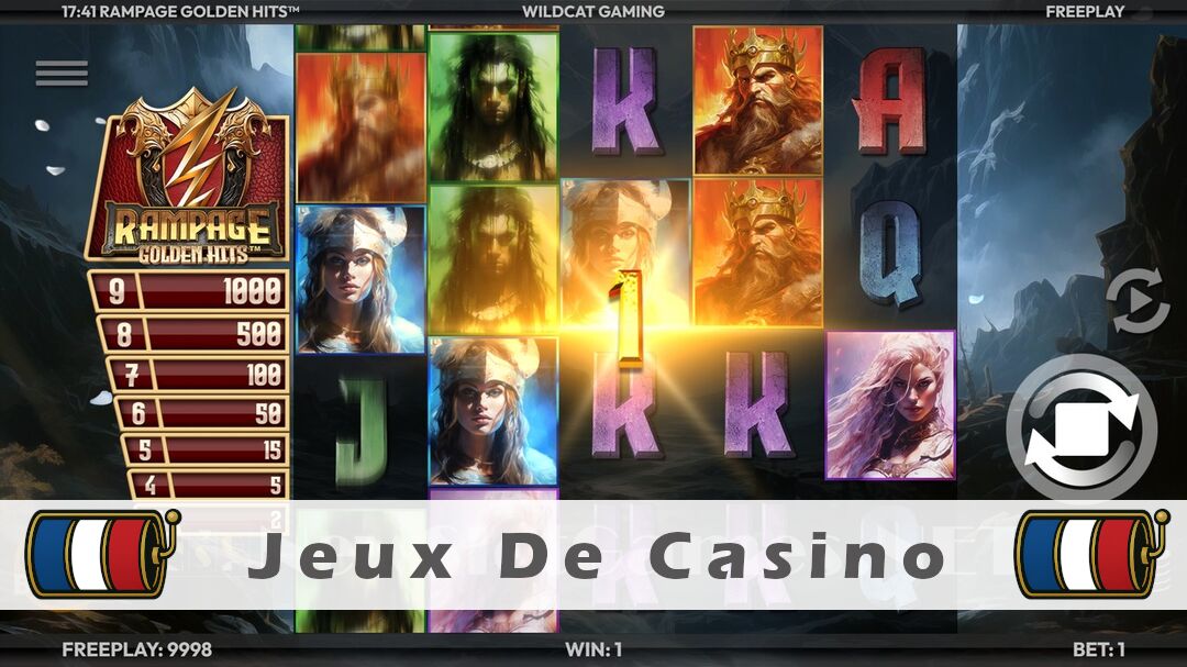 Démo de la machine à sous Rampage Golden Hits Slot