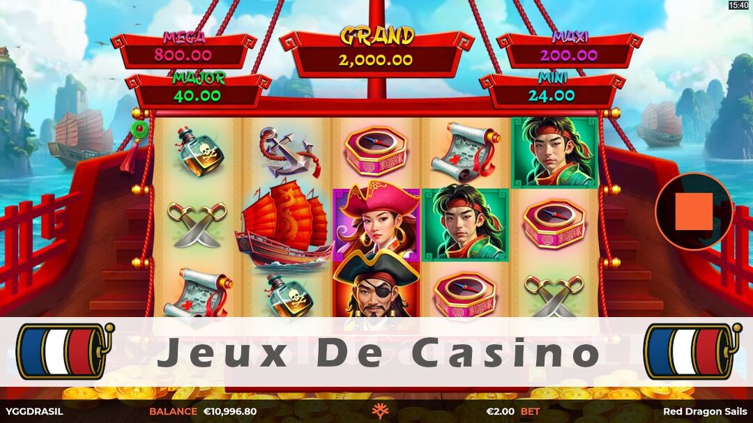 Démo de la machine à sous Red Dragon Sails Slot