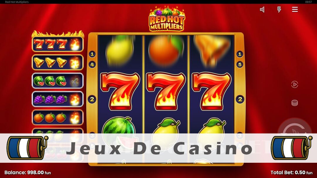Démo de la machine à sous Red Hot Multipliers Slot