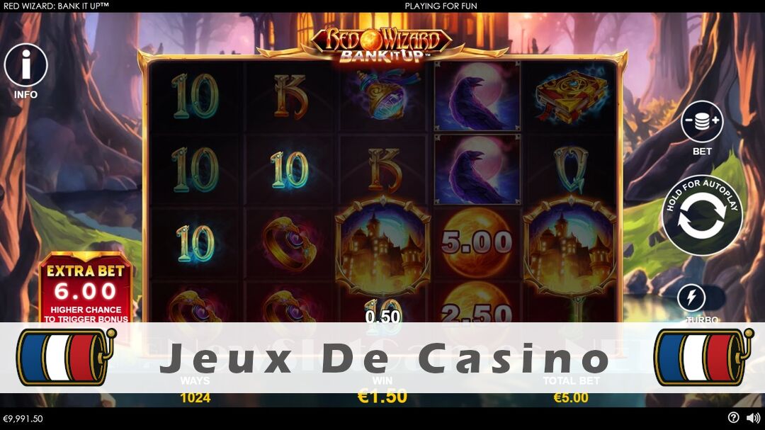 Démo de la machine à sous Red Wizard Bank It Up Slot