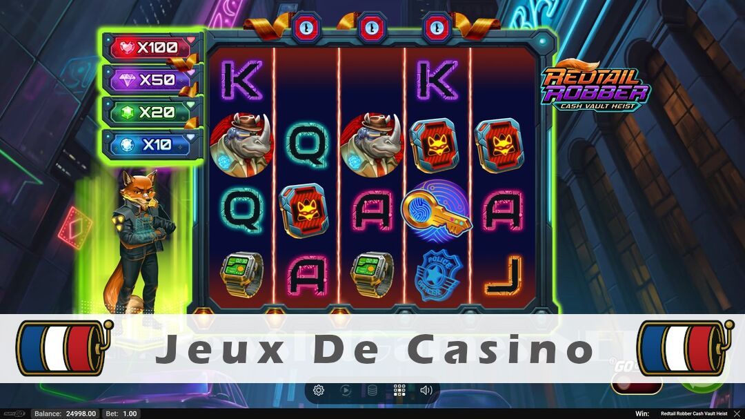 Démo de la machine à sous Redtail Robber Cash Vault Heist Slot