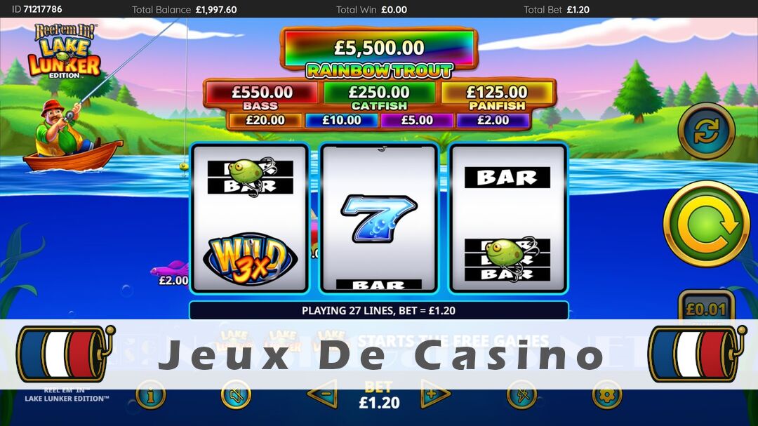 Démo de la machine à sous Reel Em In Lake Lunker Edition Slot