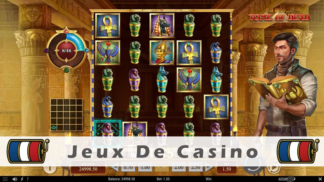 Démo de la machine à sous Rich Wilde and the Tome of Dead Slot