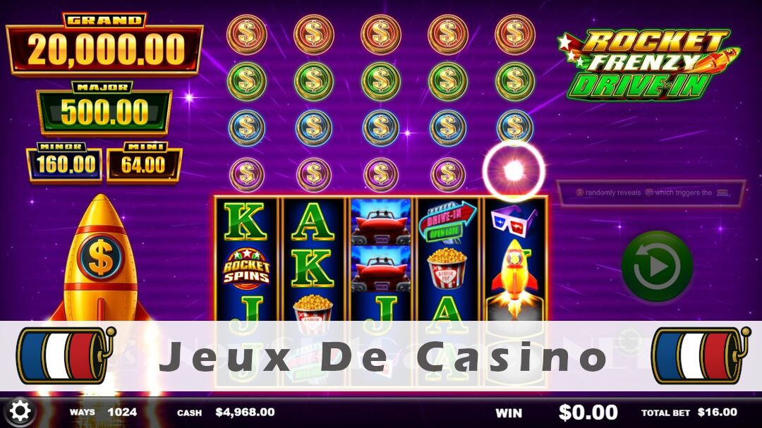 Démo de la machine à sous Rocket Frenzy Drive-In Slot