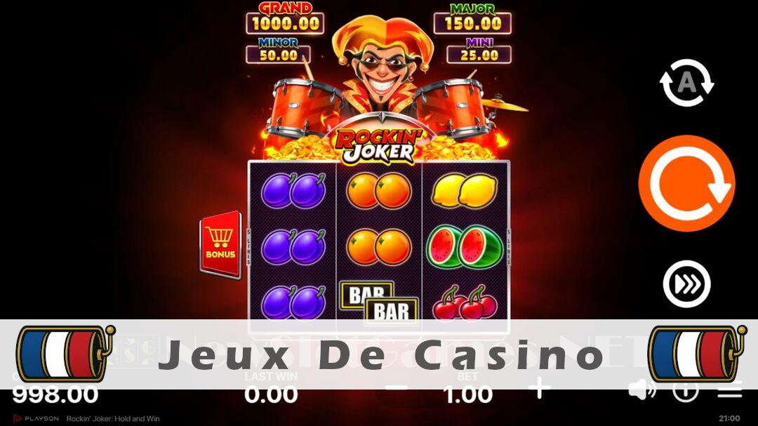 Démo de la machine à sous Rockin Joker Hold and Win Slot